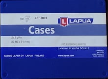 New brass cases Lapua .243 Win