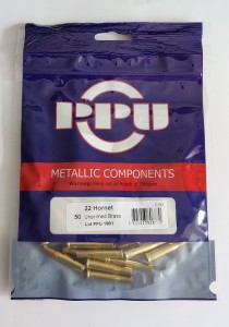 NEW brass cases PPU .22 Hornet