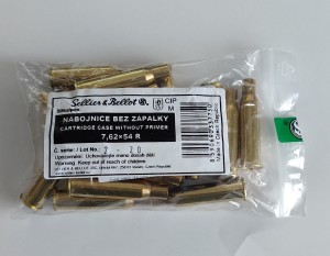 NEW brass cases 7,62x54R S&B
