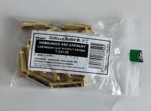 NEW brass cases 7,62x39 S&B
