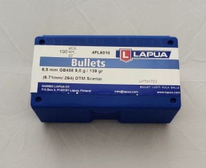 Bullets Lapua Scenar 6,5 139gr GB458