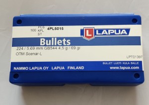 Bullets Lapua Scenar L .224 69gr GB544