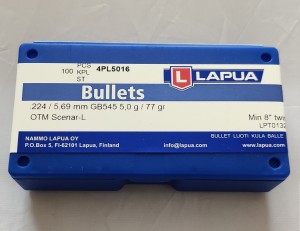 Bullets Lapua Scenar L .224 77gr GB545