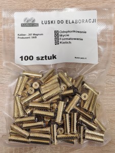 Brass cases .357 S&B Ready for reloading