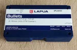 Bullets Lapua scenar L 6mm 105gr / .243 GB542 