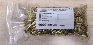 Brass cases 9x19 - prepared for reloading - 1000pcs pack