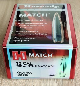 Bullets Hornady .30 208gr BTHP