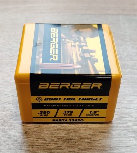 Bullets Berger .22 73gr BT Target