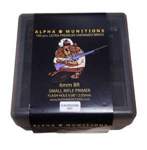 Brass cases Alpha Munitions 6 BR