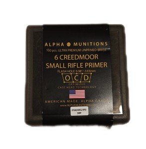 Brass cases Alpha 6mm creedmoor SRP
