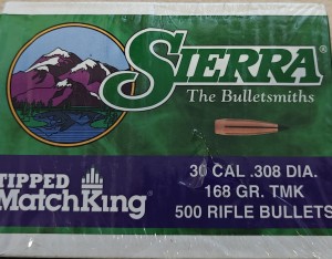 Bullets Sierra .30 168gr TMK (500pcs)