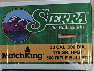 Bullets Sierra .30 175gr HPBT (500pcs)